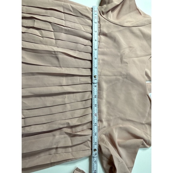 ASOS Design Pleated Trapeze Long Sleeve Mini Dress - Picture 14 of 14